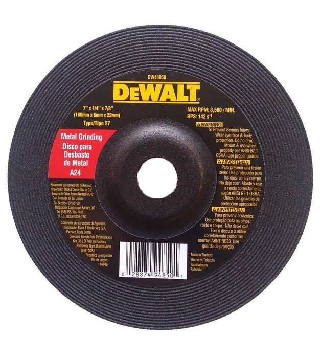 7” METAL GRINDING - DEWALT (DW44850)