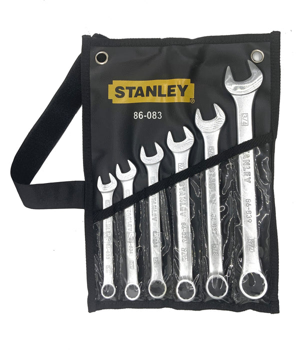 6PCS COMBINATION WRENCH SET / SAE - STANLEY (9786083)