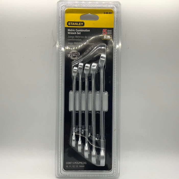 5PCS COMBINATION WRENCH / METRIC - STANLEY (9788851)