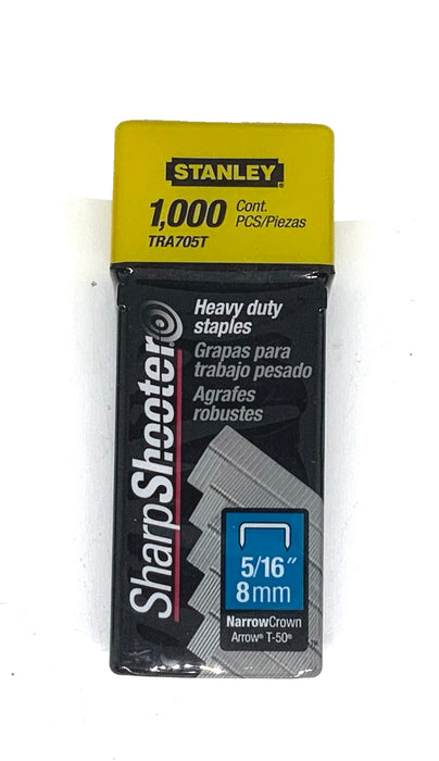 5/16" Heavy Duty Staples 1,000PCS - STANLEY (04TRA705T)